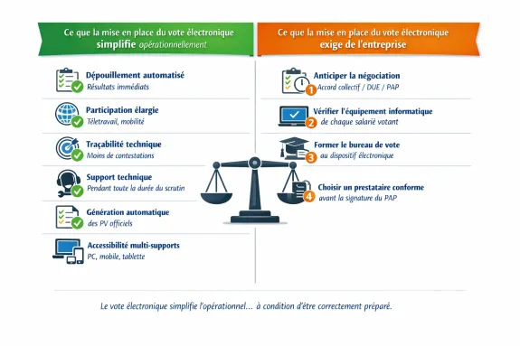 schema specificites mise en place vote electronique