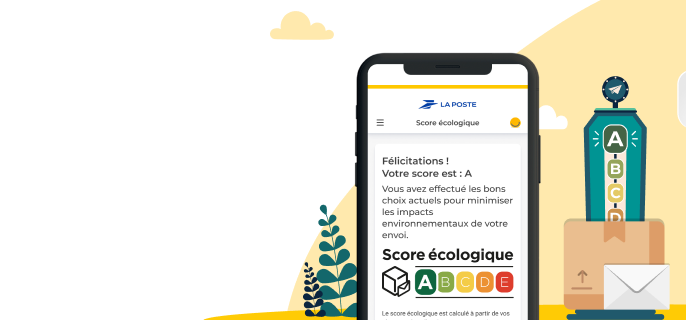 Calculez votre Score écologique La Poste sur vos envois